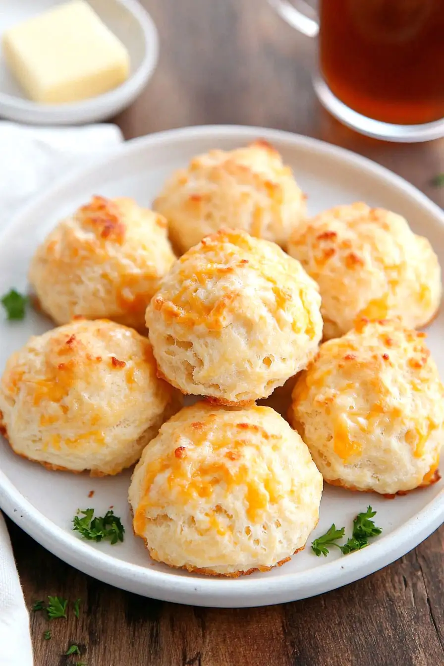 Minute Bisquick Garlic Cheddar Biscuits: No-Knead Recipe